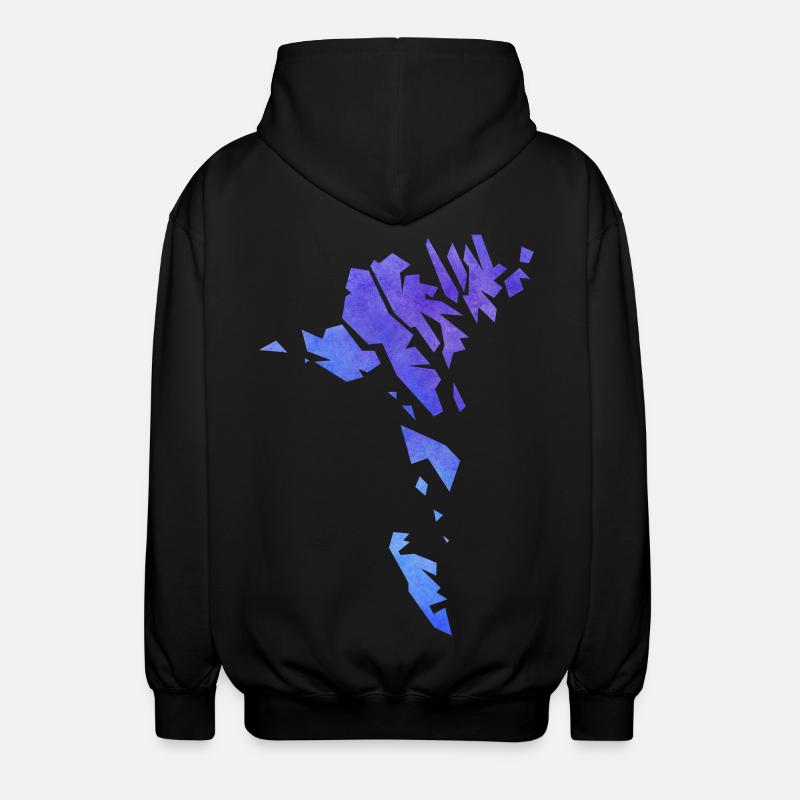 faroe - Unisex Hooded Jacket - black