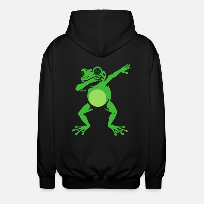 Dabbing Frog - Dab Dance - Cadeau - Veste à capuche unisexe - noir