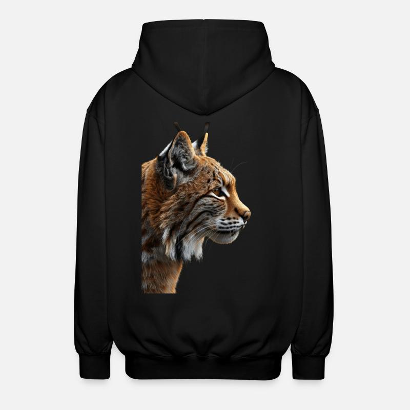 Rotluchs - Unisex Kapuzenjacke - Schwarz