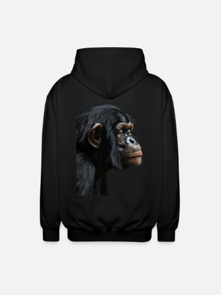 Bonobo - Unisex Hooded Jacket - black