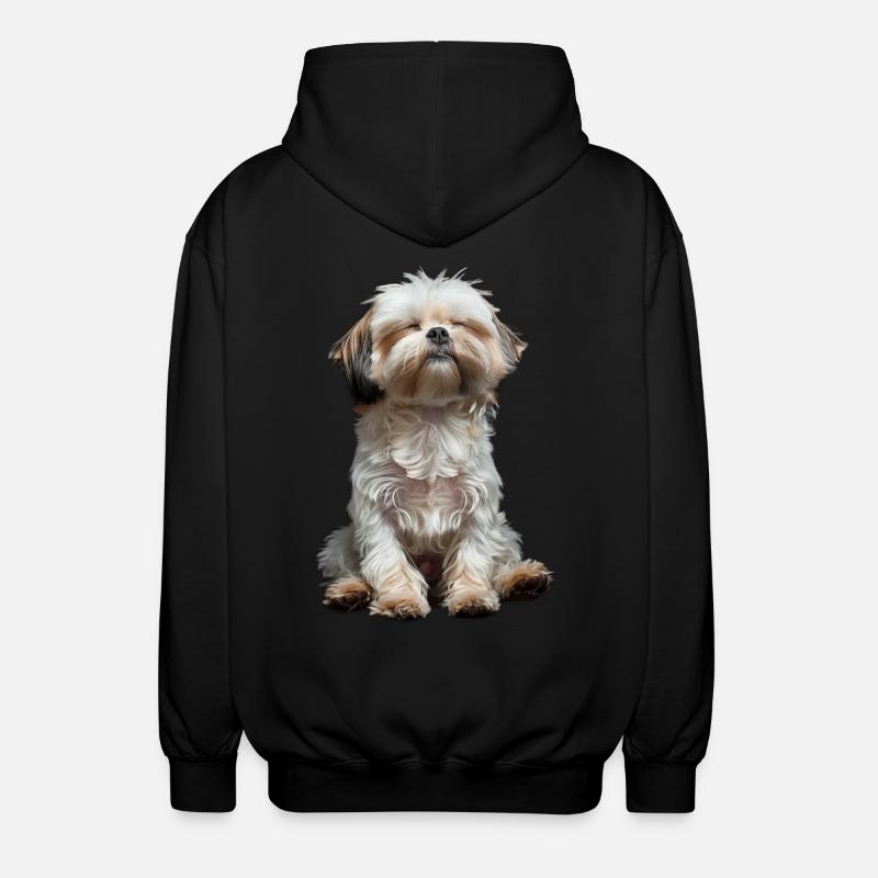 Shih Tzu - Veste à capuche unisexe - noir