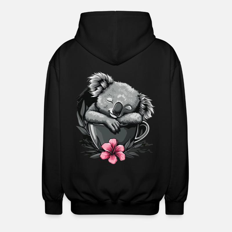 Koala - Veste à capuche unisexe - noir