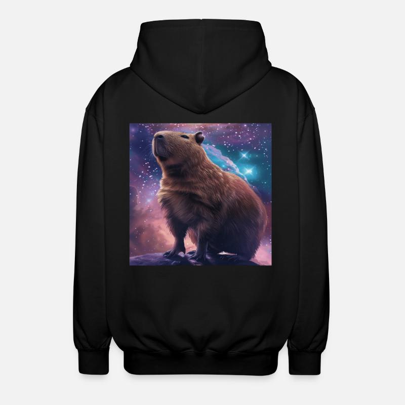 Capybara - Veste à capuche unisexe - noir
