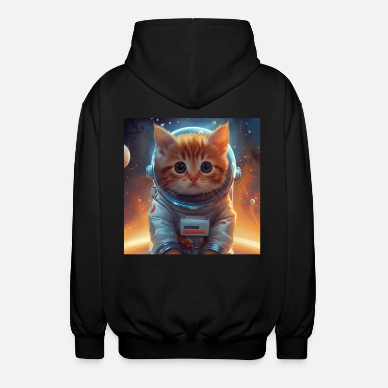 Chat - Veste à capuche unisexe - noir