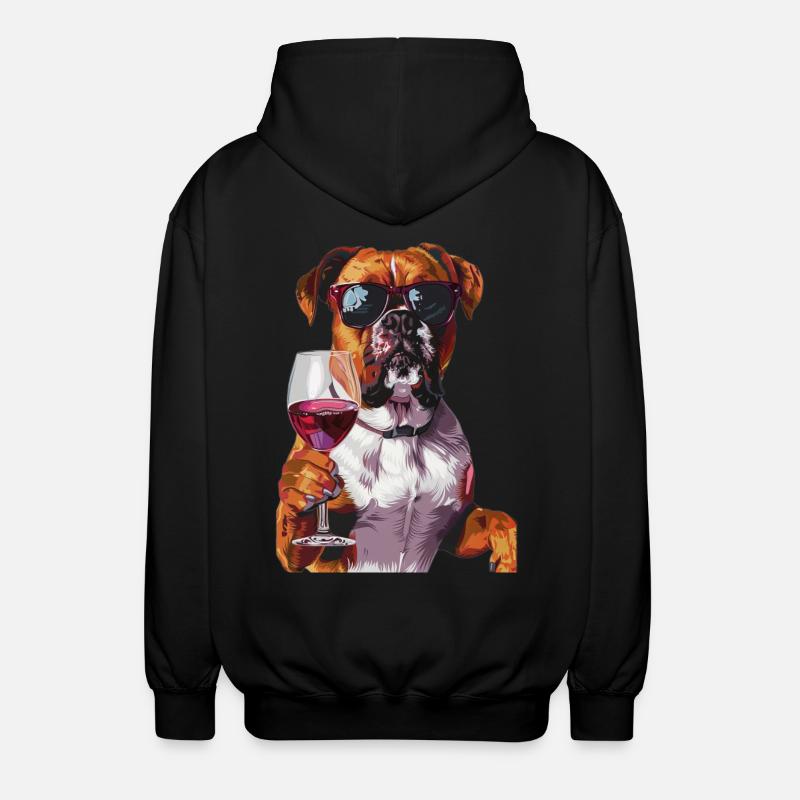 Boxer - Unisex Kapuzenjacke - Schwarz