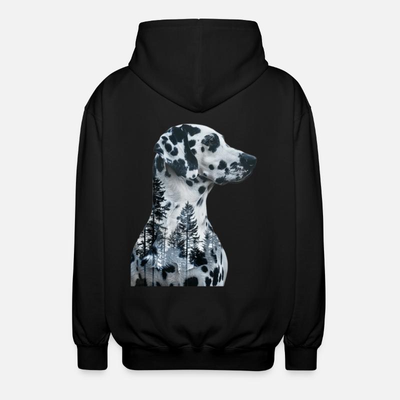 Dalmate - Veste à capuche unisexe - noir