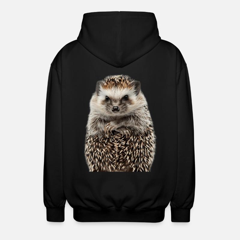 Hérisson - Veste à capuche unisexe - noir