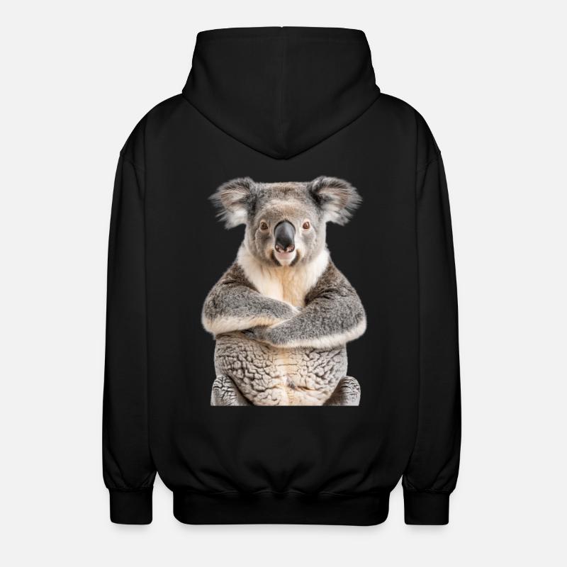 Koala - Veste à capuche unisexe - noir