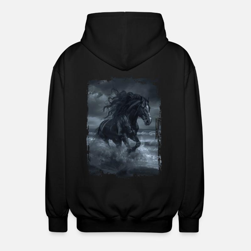 Comté - Veste à capuche unisexe - noir