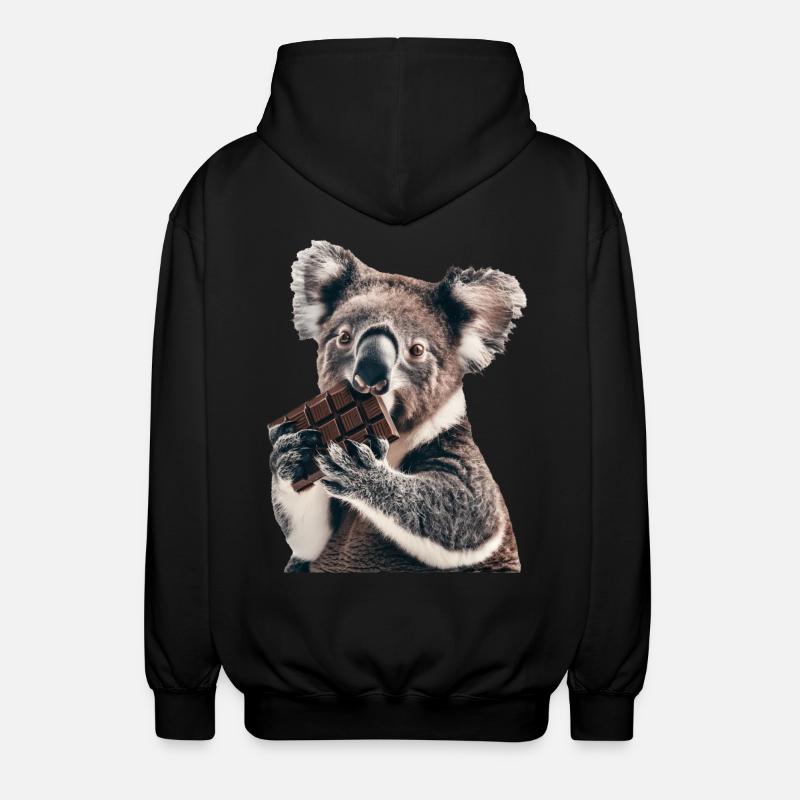 Koala - Unisex Kapuzenjacke - Schwarz