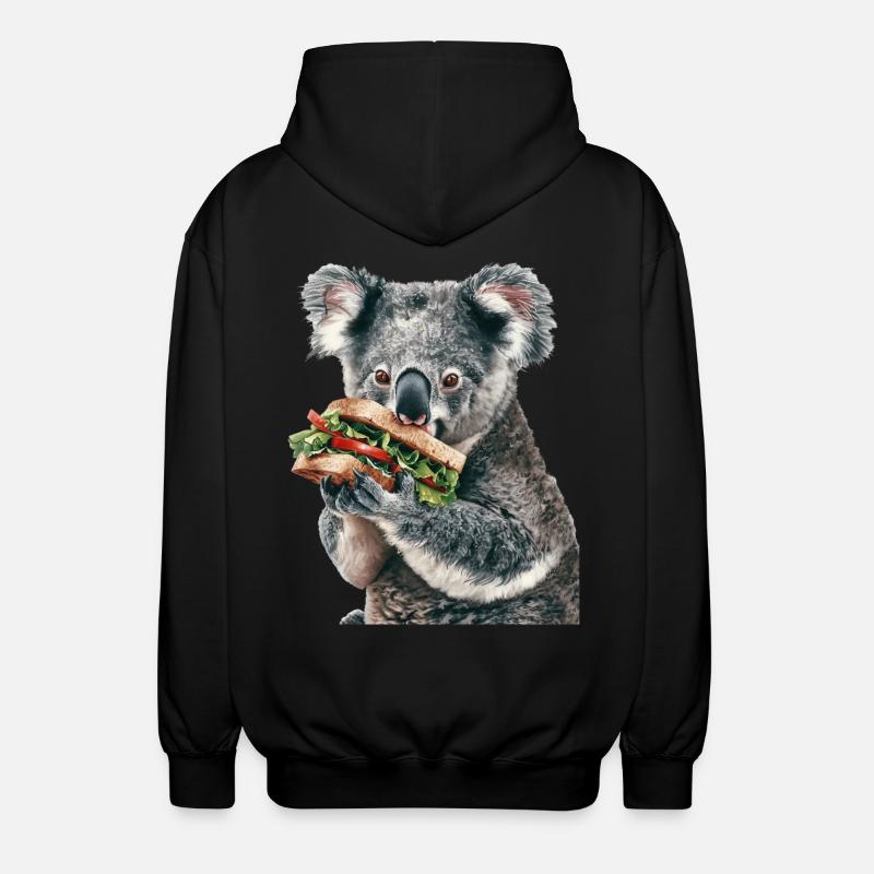 Koala - Veste à capuche unisexe - noir