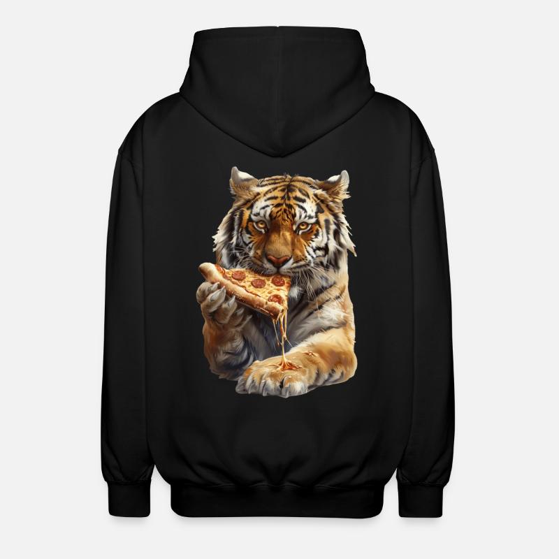 Tiger - Unisex Kapuzenjacke - Schwarz