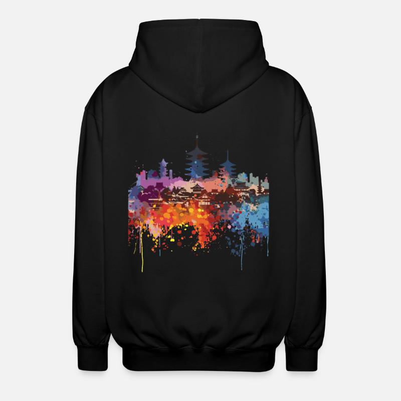Hikone - Unisex Hooded Jacket - black