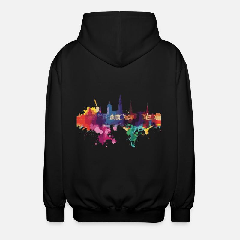 Roermond - Veste à capuche unisexe - noir