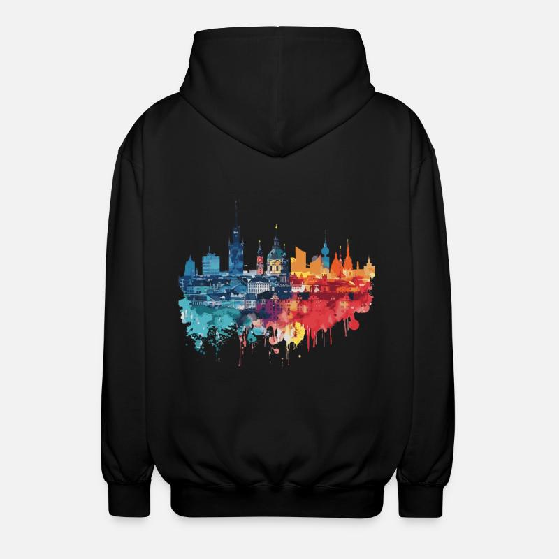 Chełm - Veste à capuche unisexe - noir