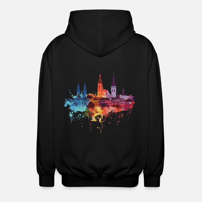 Walbrzych - Veste à capuche unisexe - noir
