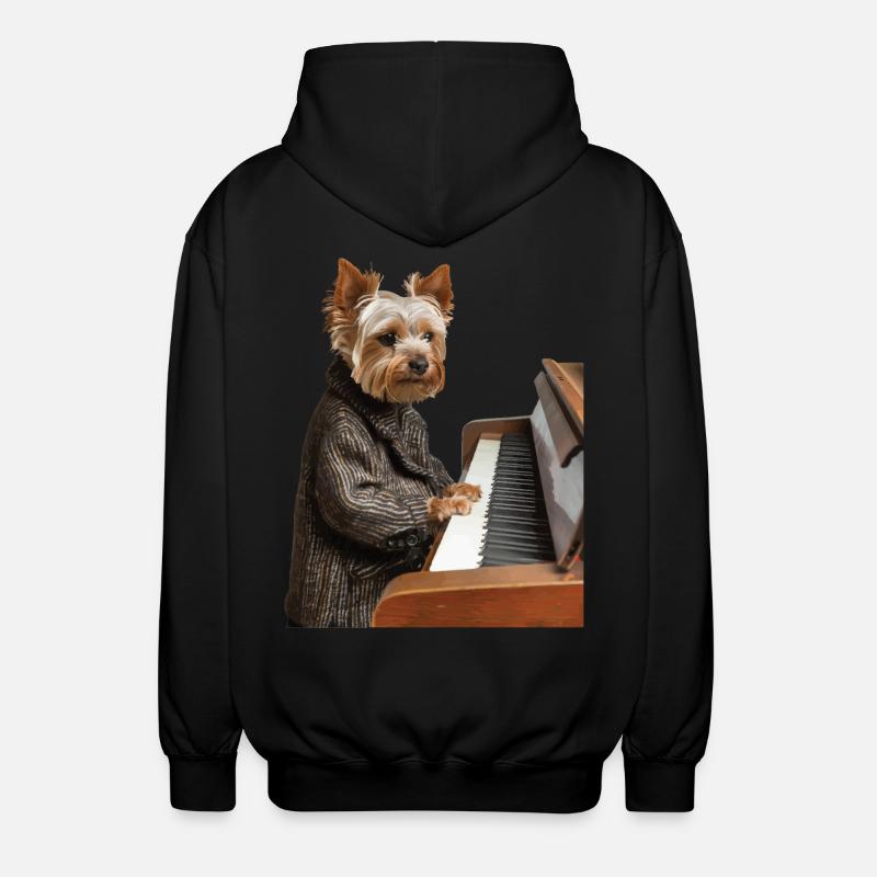 Yorkshire Terrier - Unisex Kapuzenjacke - Schwarz