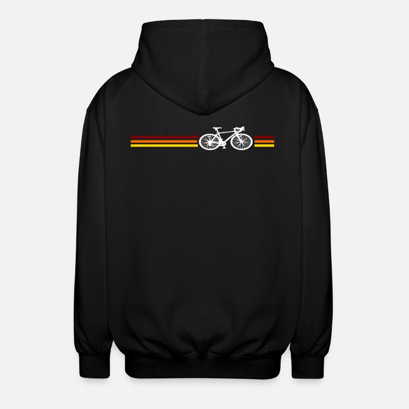 Vélo cyclisme cyclisme - Veste à capuche unisexe - noir