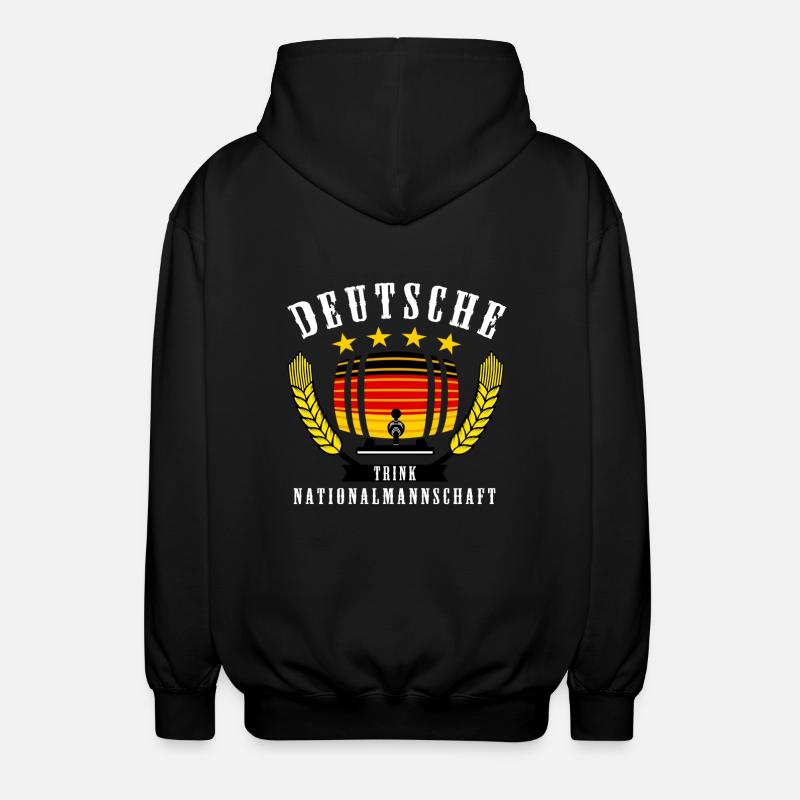 équipe nationale Sauf - Veste à capuche unisexe - noir