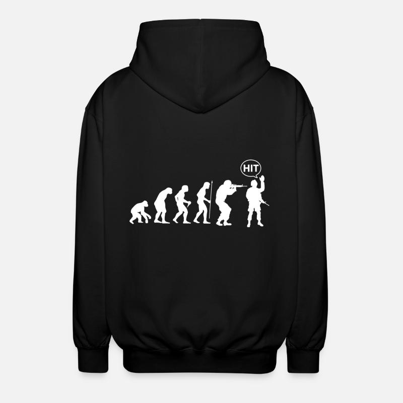 évolution Airsoft - Veste à capuche unisexe - noir