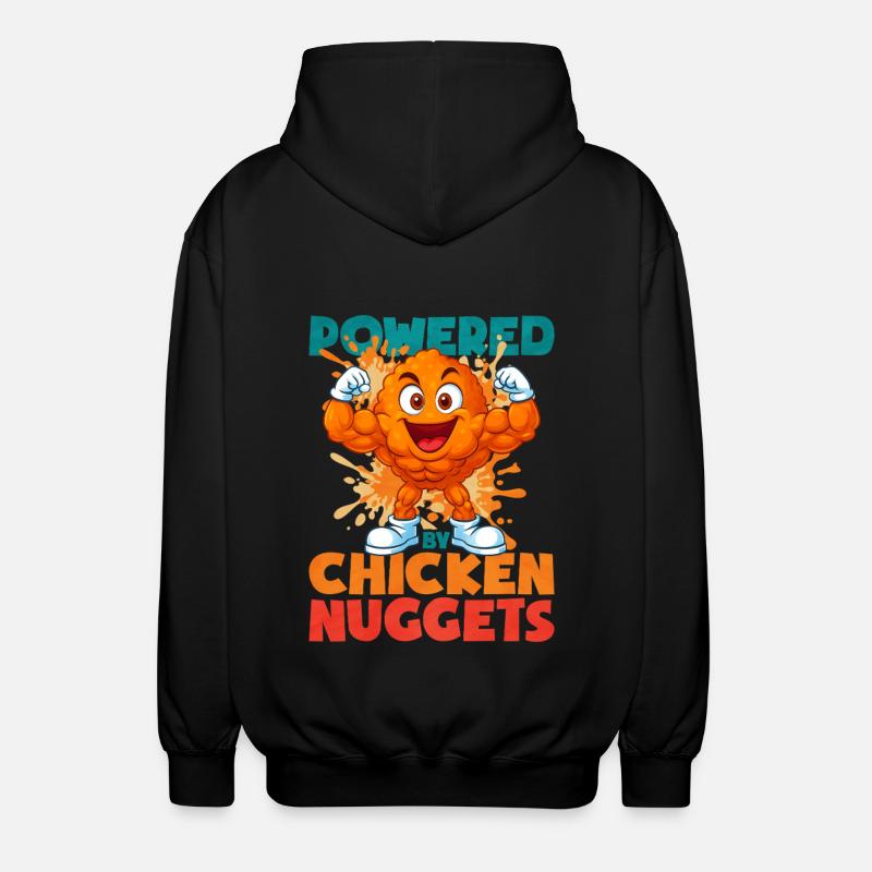 Nugget de poulet - Veste à capuche unisexe - noir