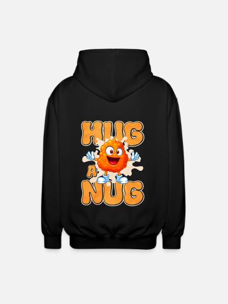 Chicken Nugget - Unisex Kapuzenjacke - Schwarz