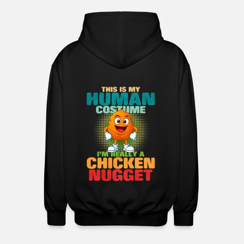 Nugget de poulet - Veste à capuche unisexe - noir