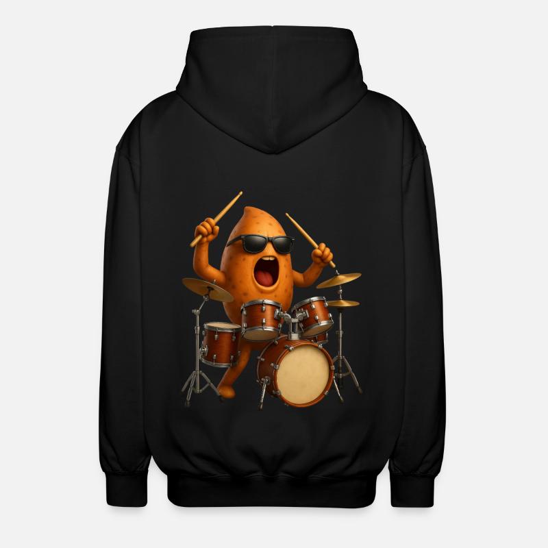 Fûts de patates douces - Veste à capuche unisexe - noir