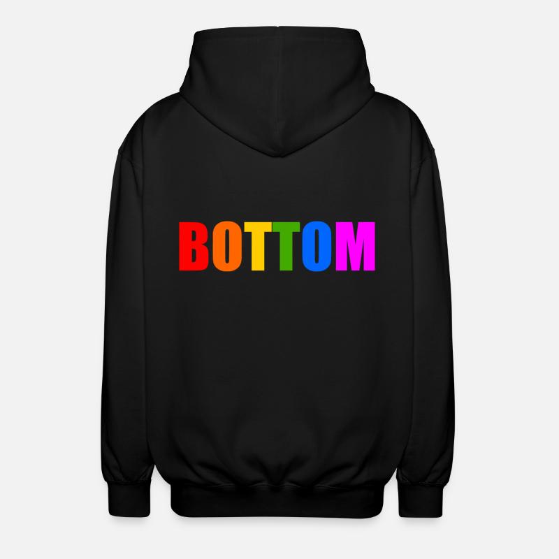 Bottom - Veste à capuche unisexe - noir