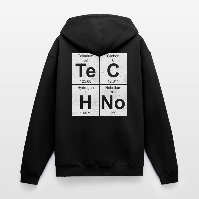 TeCHNo ELEMENTS BLOCKS Unisex Kapuzenjacke