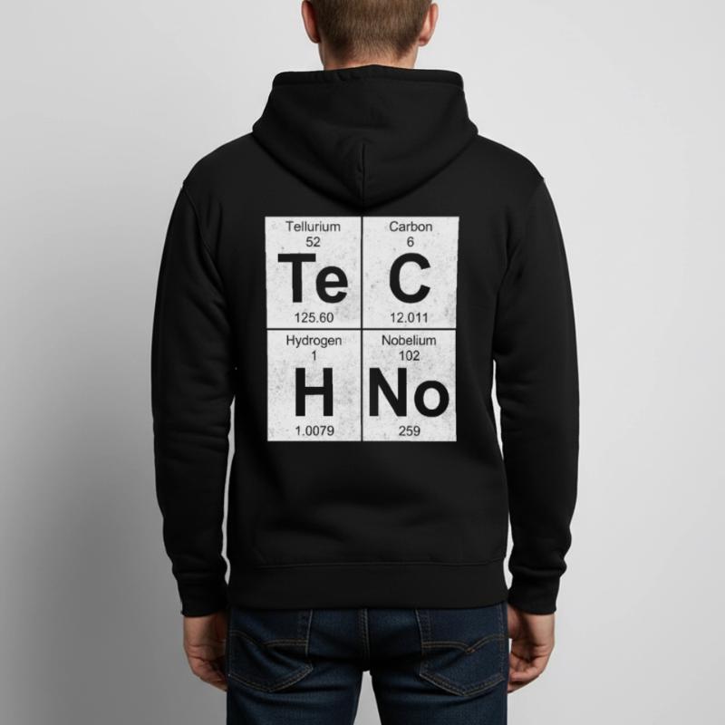 TeCHNo ELEMENTS BLOCKS Unisex Kapuzenjacke