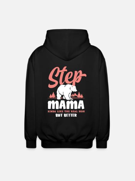 Belle-mère Maman - Veste à capuche unisexe - noir