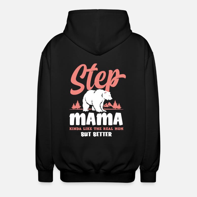 Belle-mère Maman - Veste à capuche unisexe - noir