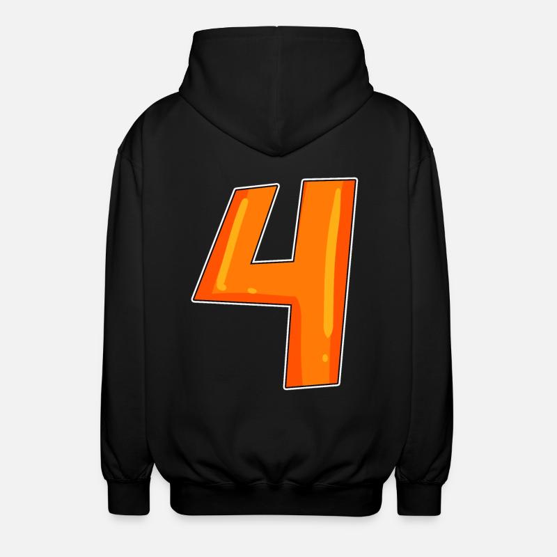 4 - Veste à capuche unisexe - noir