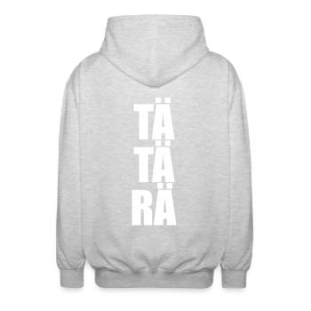 Tätärä Spielmannszug Blaskapelle Musikkapelle Band - Unisex Kapuzenjacke - Hellgrau meliert - Hinten - AI Model Male 185 light (185cm)