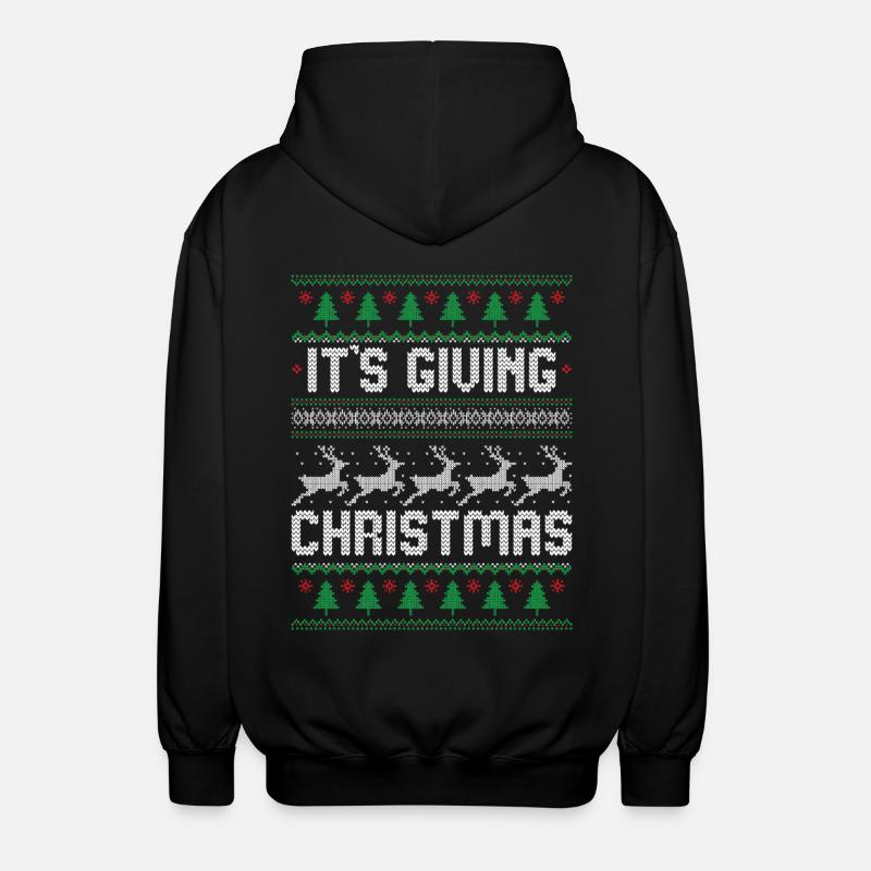 C’est donner Noël - Veste à capuche unisexe - noir