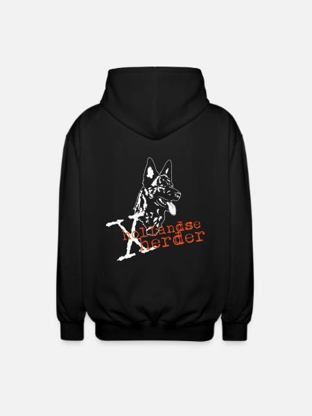 X-Hollandse Herder - Unisex Kapuzenjacke - Schwarz