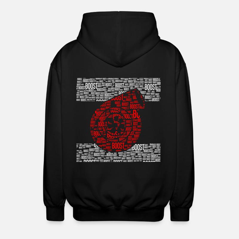 boost - Unisex Hooded Jacket - black