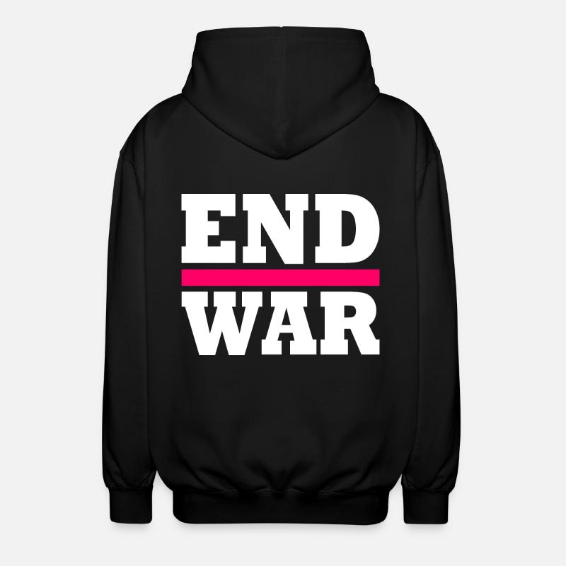 End war - Veste à capuche unisexe - noir