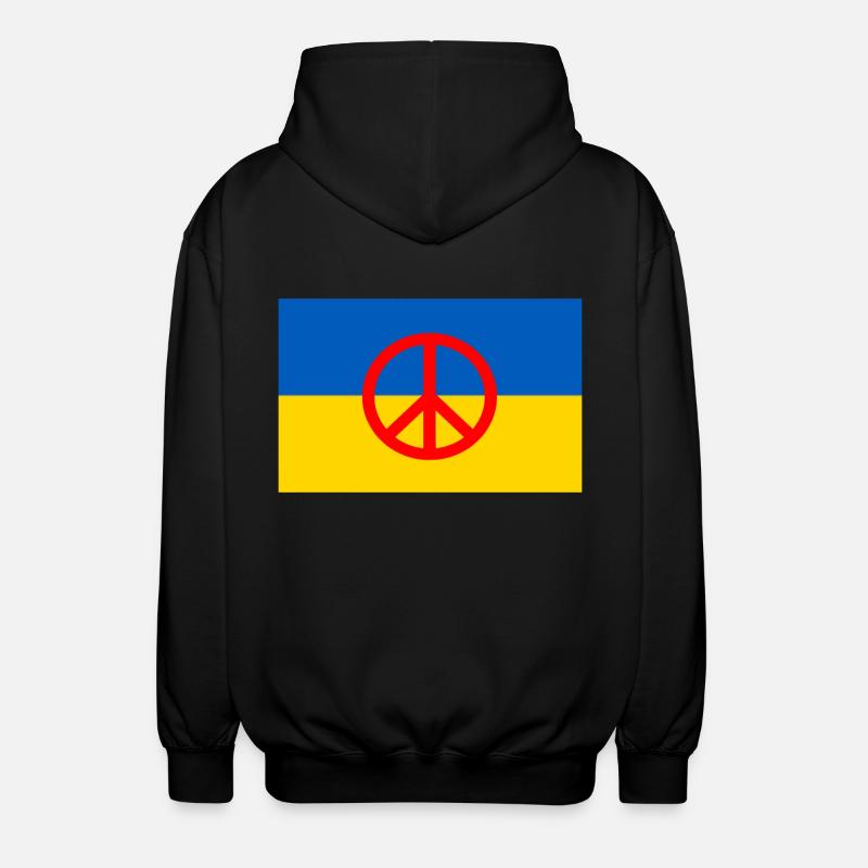 Ukraine - Unisex Kapuzenjacke - Schwarz