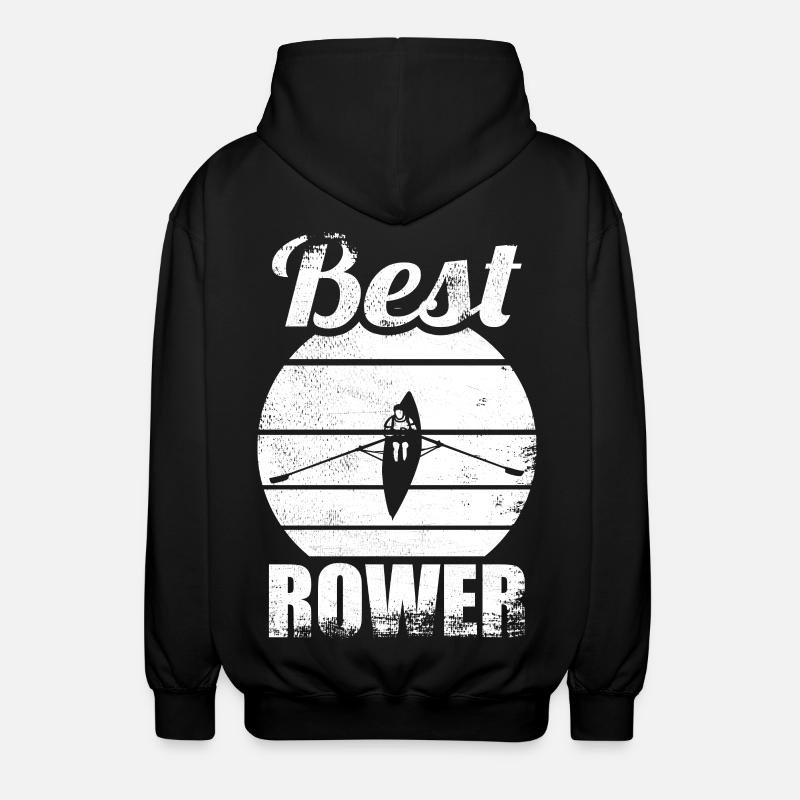 Ruderer - Unisex Kapuzenjacke - Schwarz