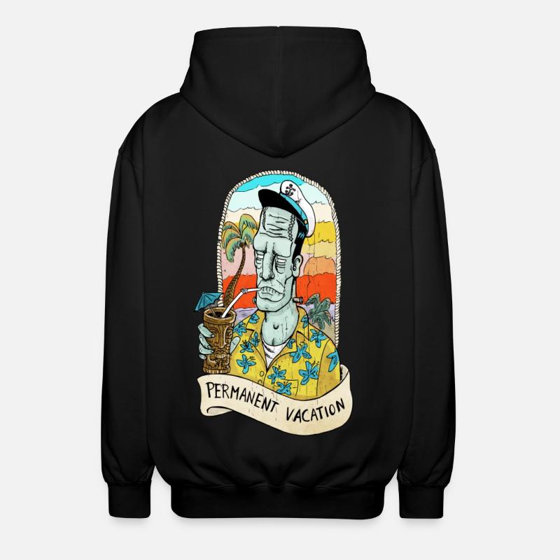 frank aloha - Veste à capuche unisexe - noir