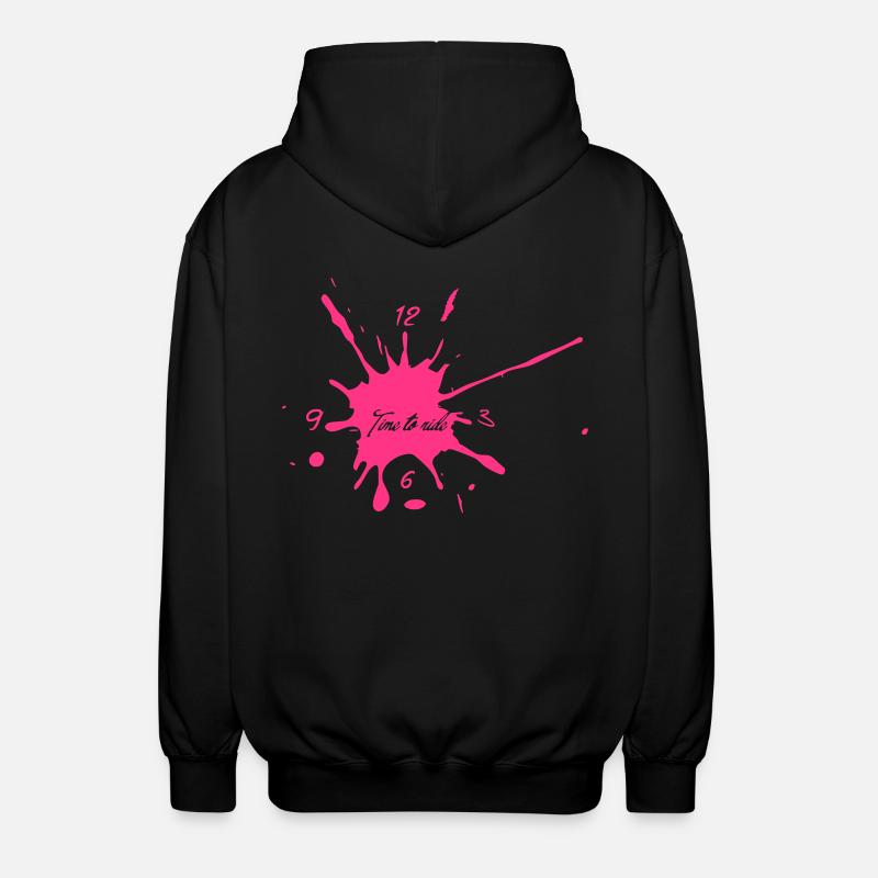 Il est temps de monter - Veste à capuche unisexe - noir