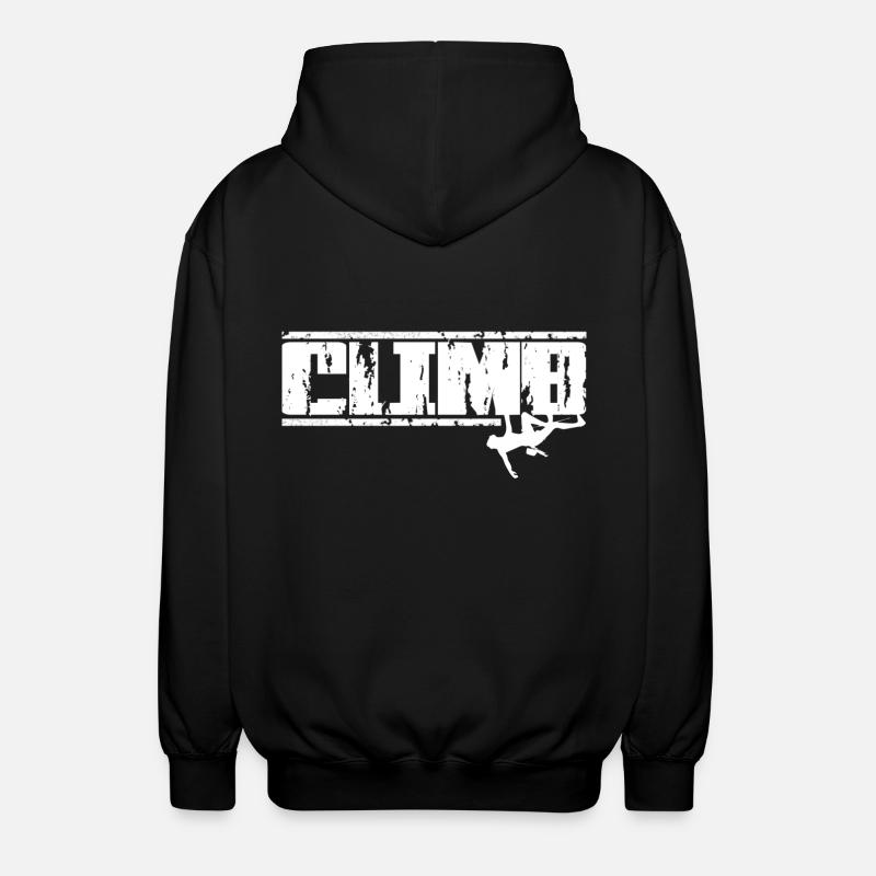 Climb - Unisex Hooded Jacket - black