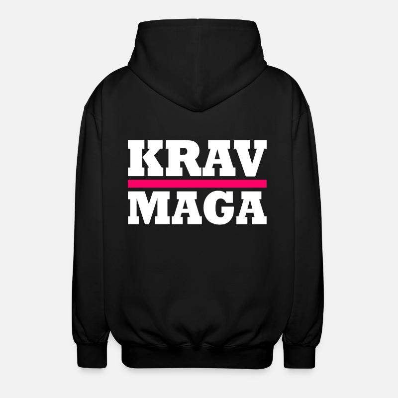 Krav maga - Unisex Hooded Jacket - black