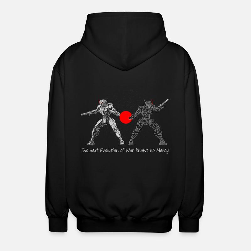 Ai Kampfroboter - Unisex Kapuzenjacke - Schwarz