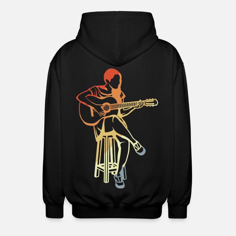 Guitariste - Veste à capuche unisexe - noir
