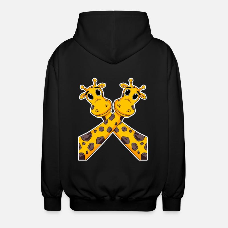 Girafe girafe - Veste à capuche unisexe - noir