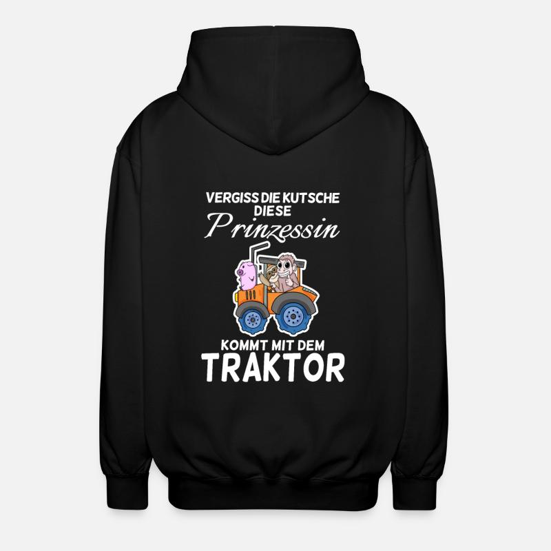 Prinzessin - Unisex Kapuzenjacke - Schwarz