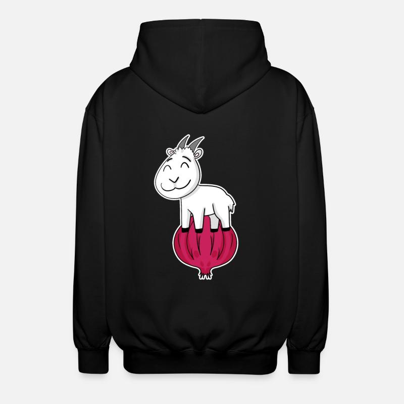 Onion Goat Goat - Unisex Hooded Jacket - black